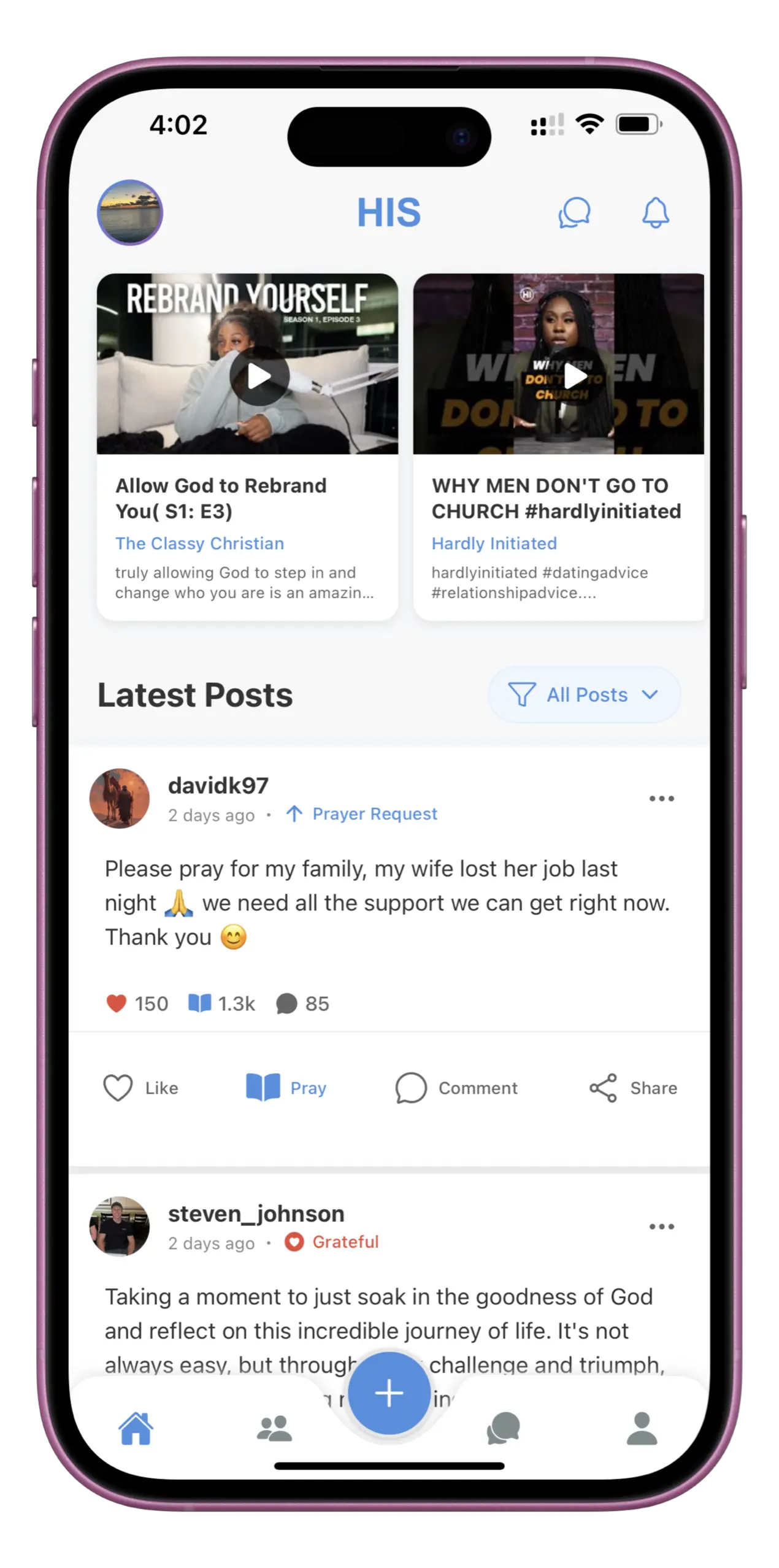 HIS Prayer App Preview